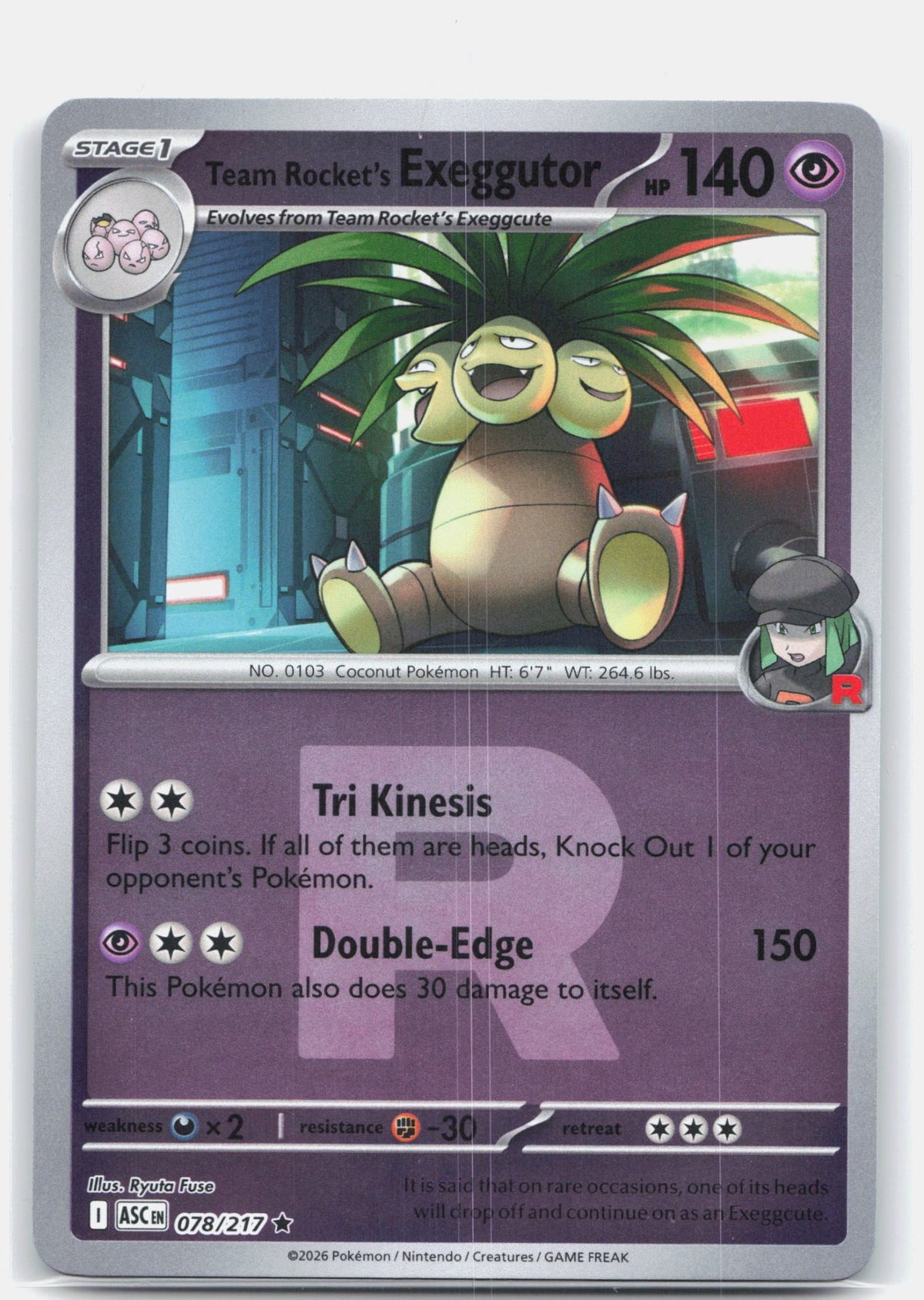 Team Rocket's Exeggutor (Team Rocket) | Near Mint