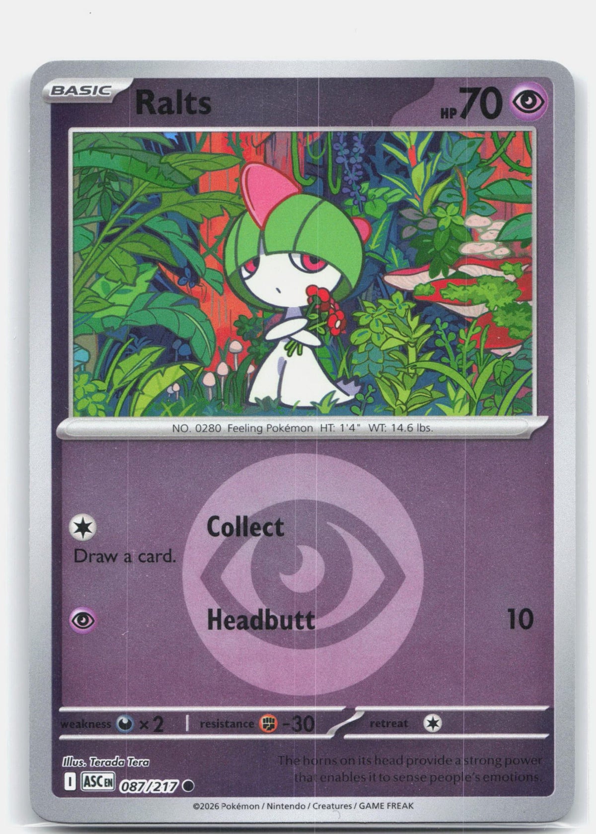 Ralts (Energy Symbol Pattern) | Near Mint