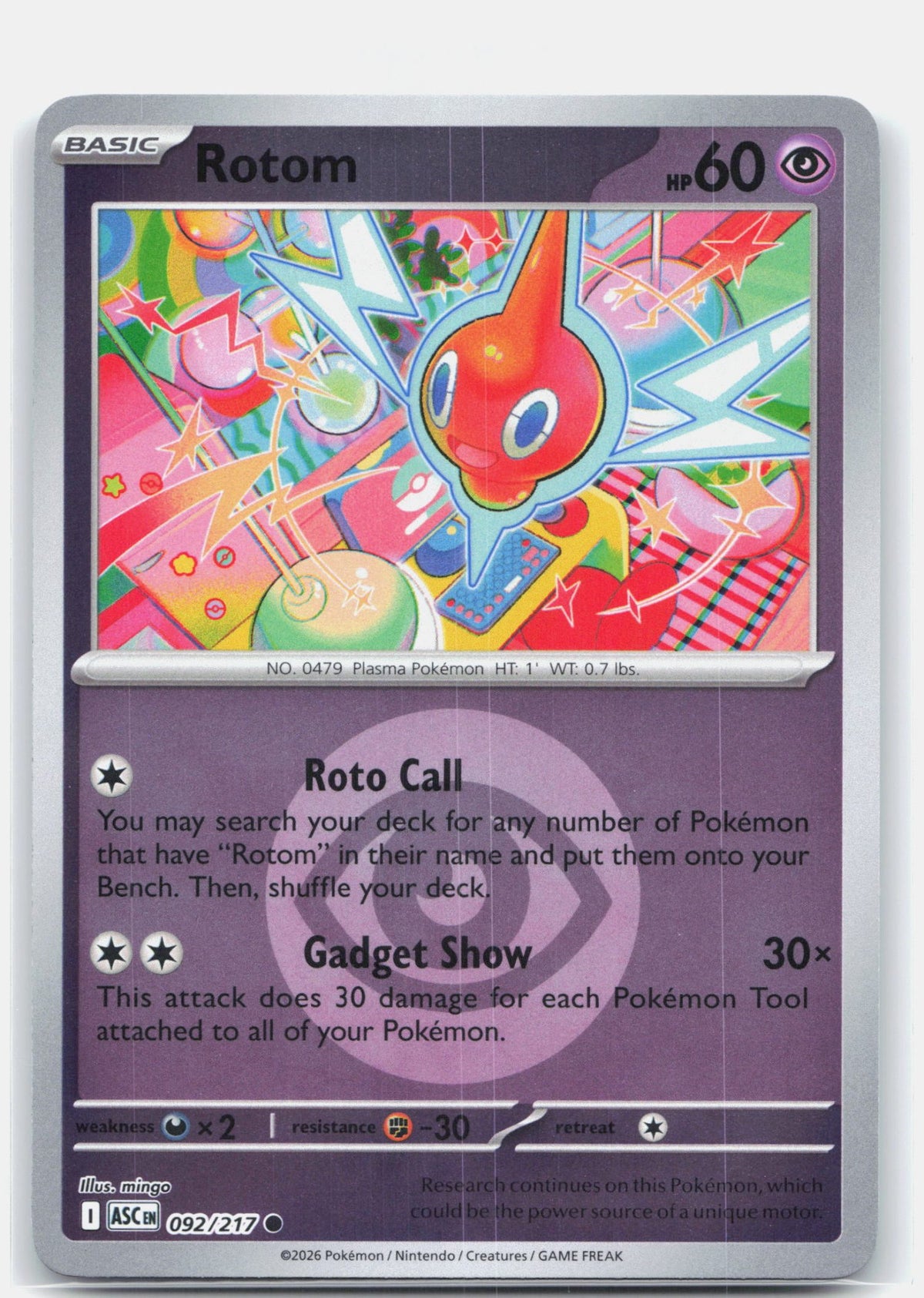Rotom (Energy Symbol Pattern) | Near Mint