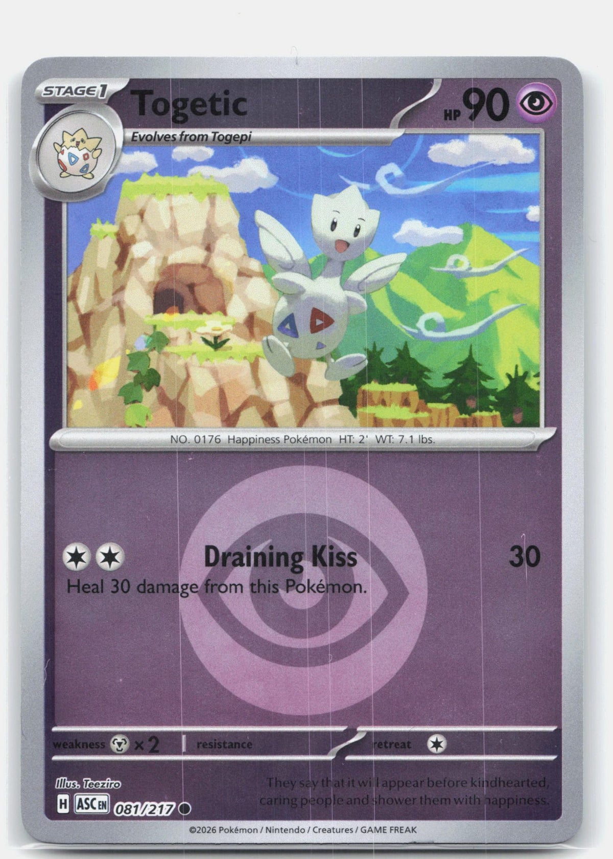 Togetic (Energy Symbol Pattern) | Near Mint