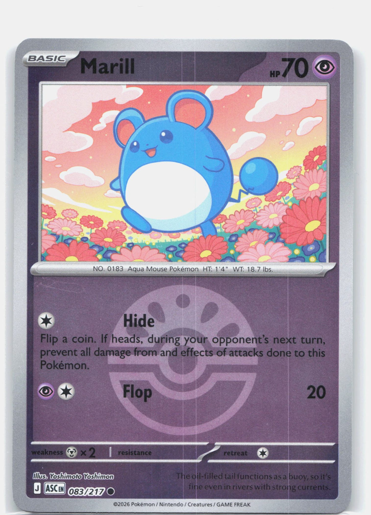 Marill - 083/217 (Friend Ball) | Near Mint