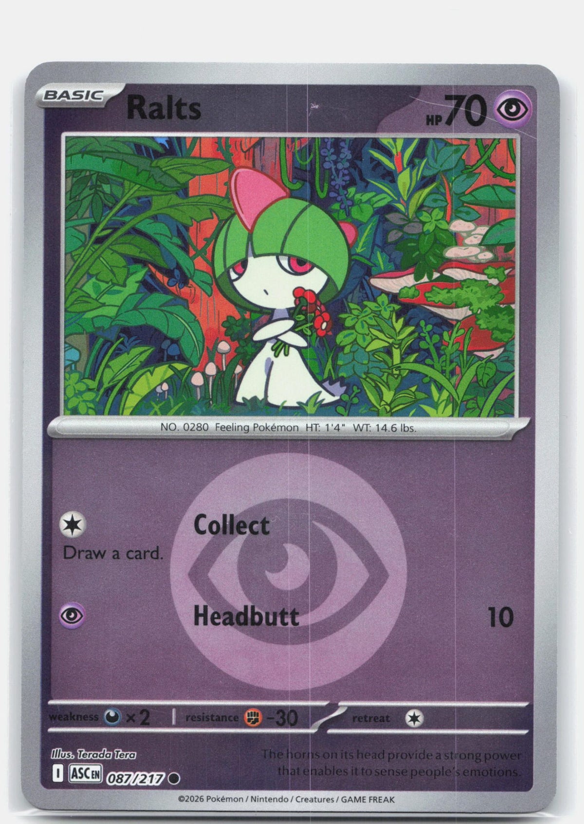 Ralts (Energy Symbol Pattern) | Near Mint
