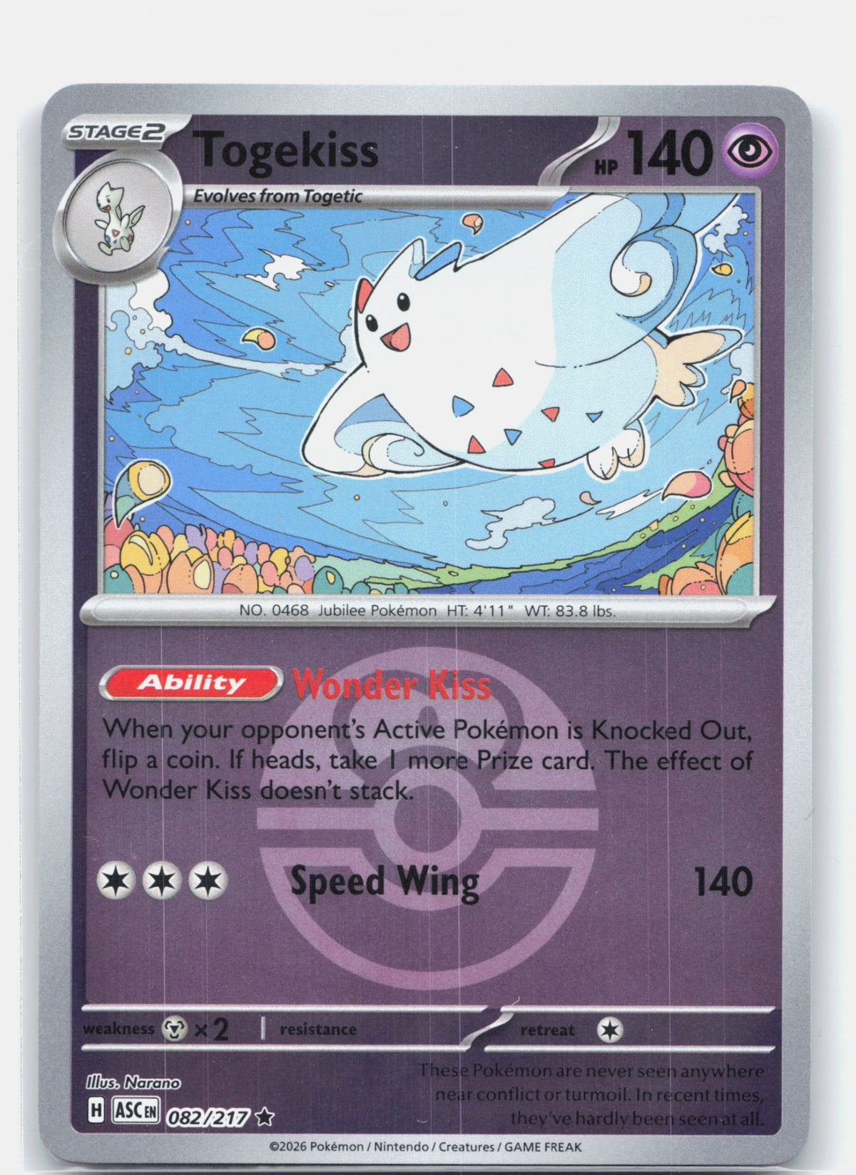 Togekiss - 082/217 (Love Ball)