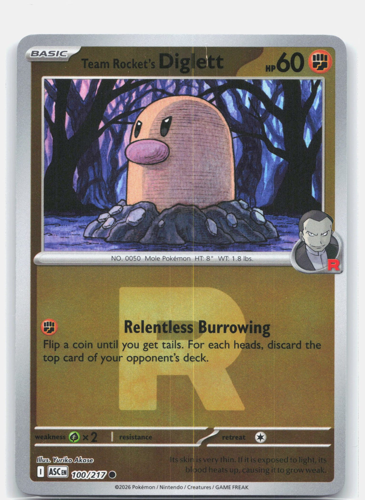 Team Rocket's Diglett (Team Rocket)