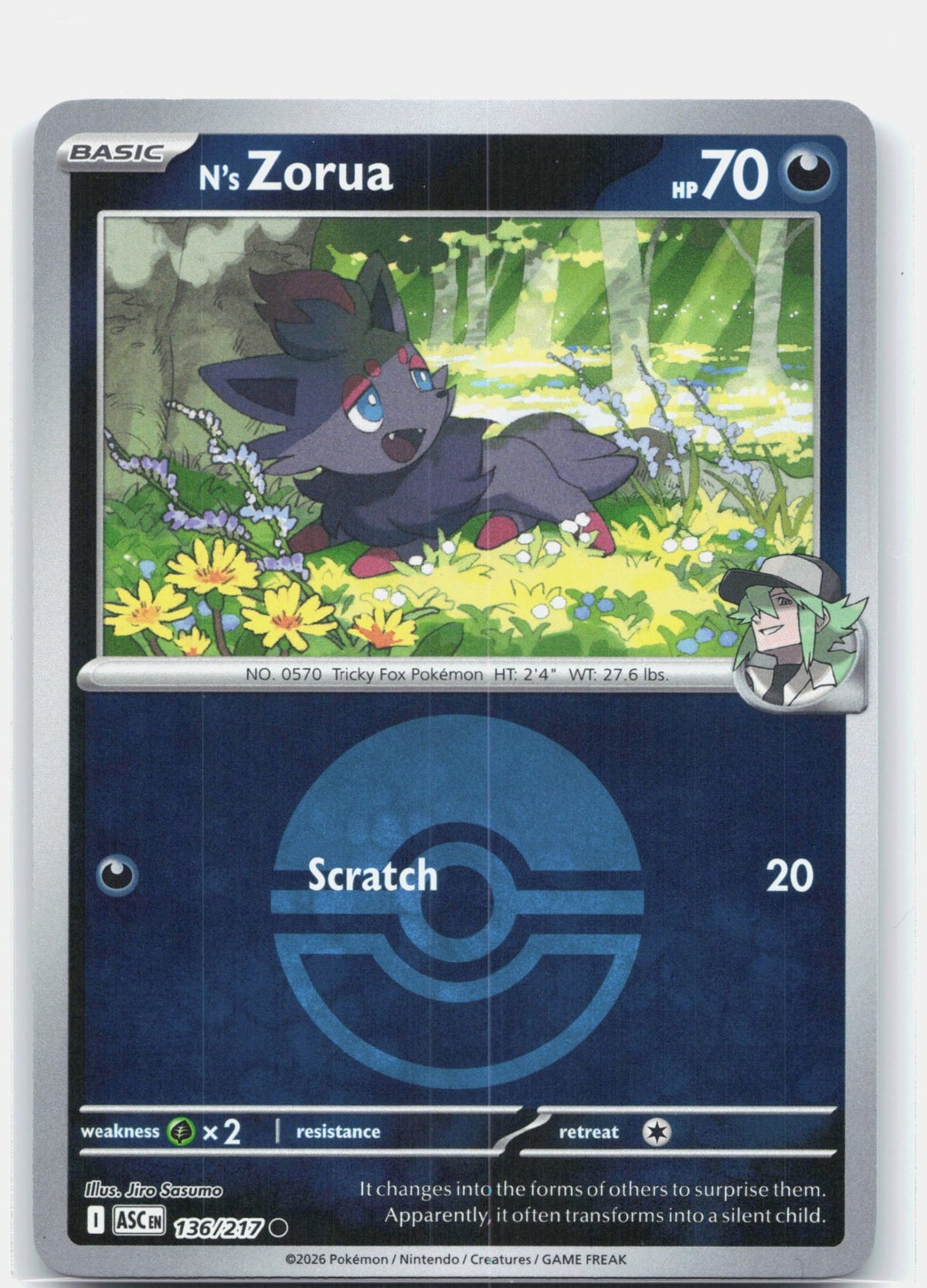 N's Zorua (Poke Ball)
