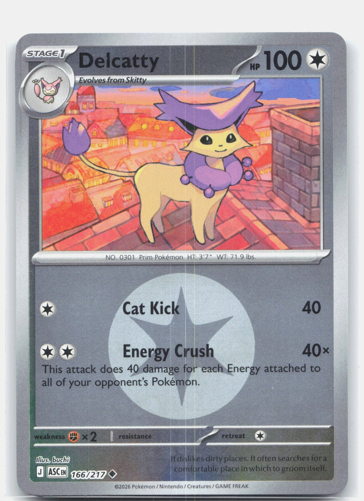 Delcatty (Energy Symbol Pattern) | Near Mint