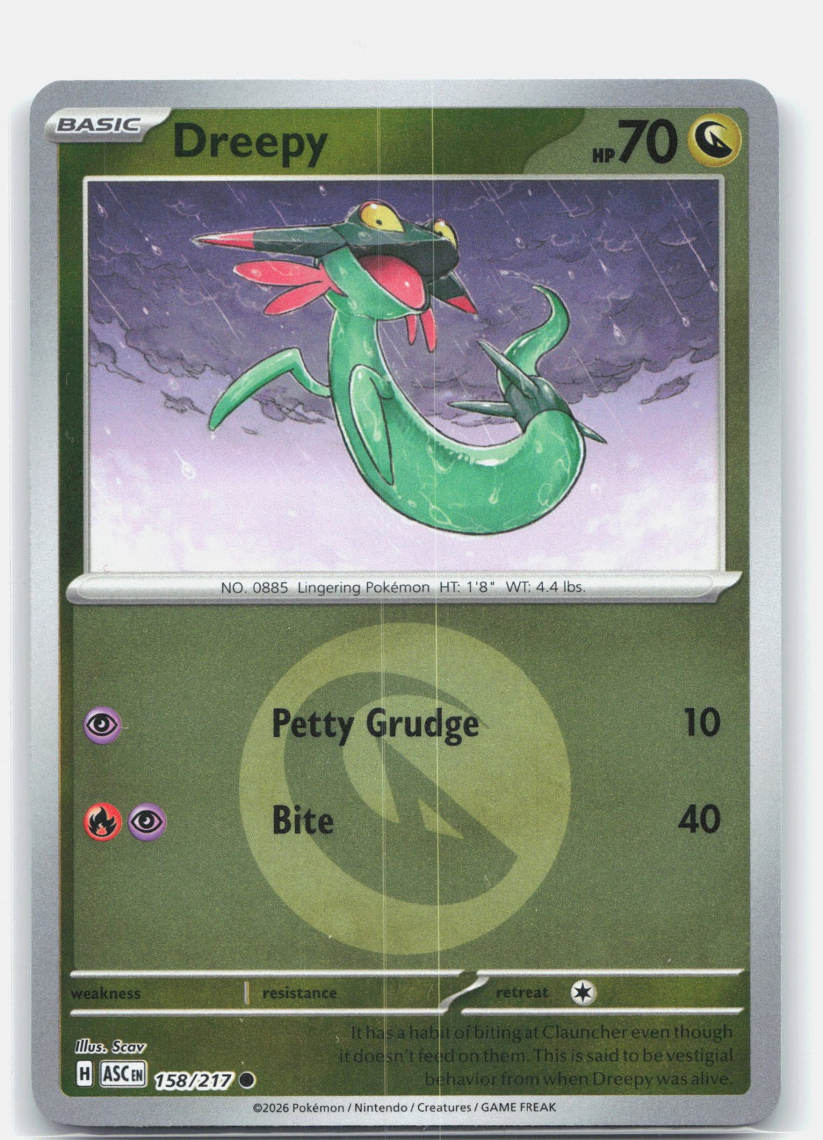Dreepy - 158/217 (Energy Symbol Pattern)