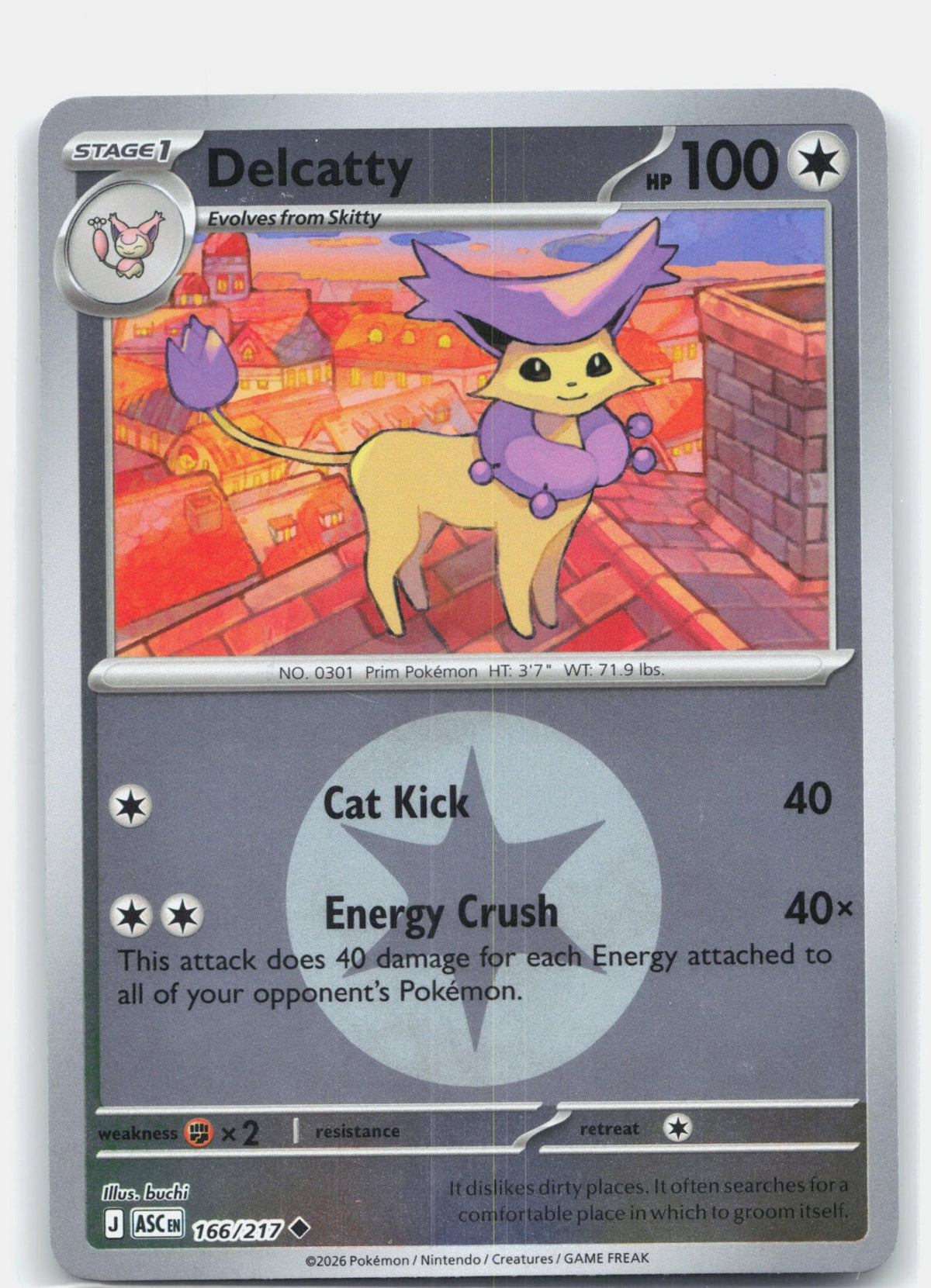 Delcatty (Energy Symbol Pattern) | Near Mint