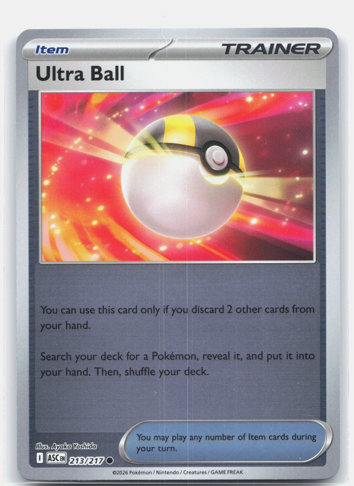 Ultra Ball 213 (Reverse Holofoil) - ME: Ascended Heroes