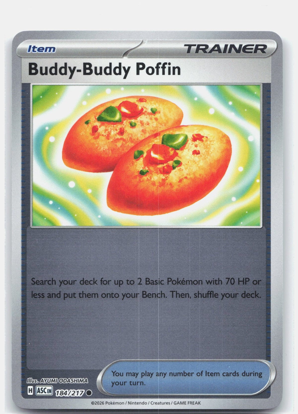 Buddy-Buddy Poffin 184 (Reverse Holofoil) - ME: Ascended Heroes