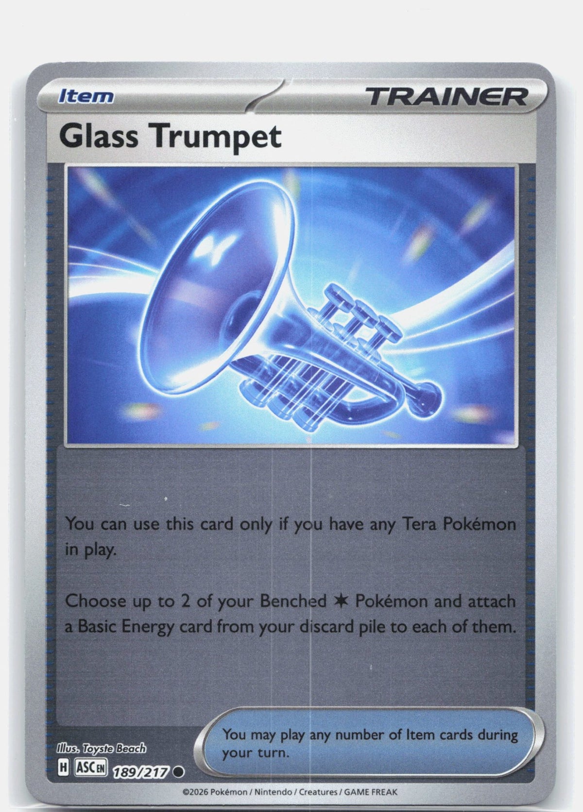 Glass Trumpet - 189/217 | Near Mint