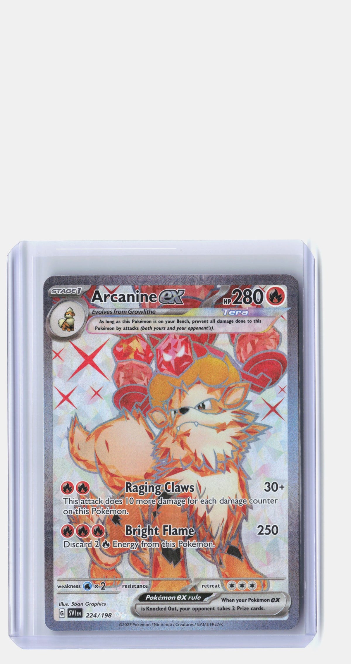 Arcanine ex - 224/198