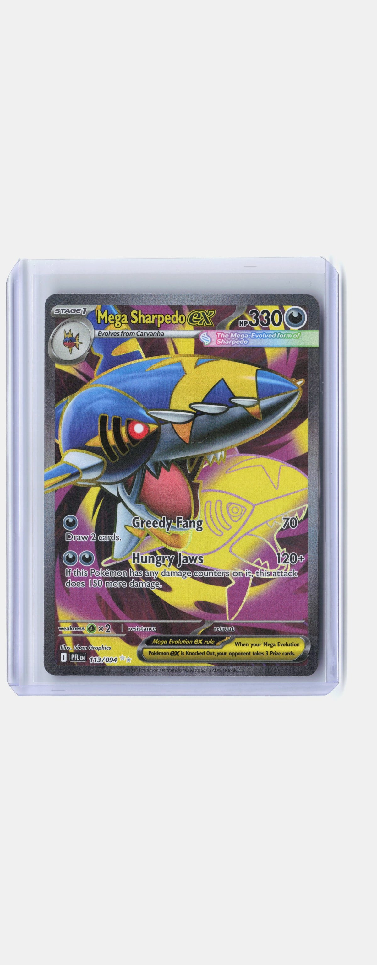 Mega Sharpedo ex - 113/094