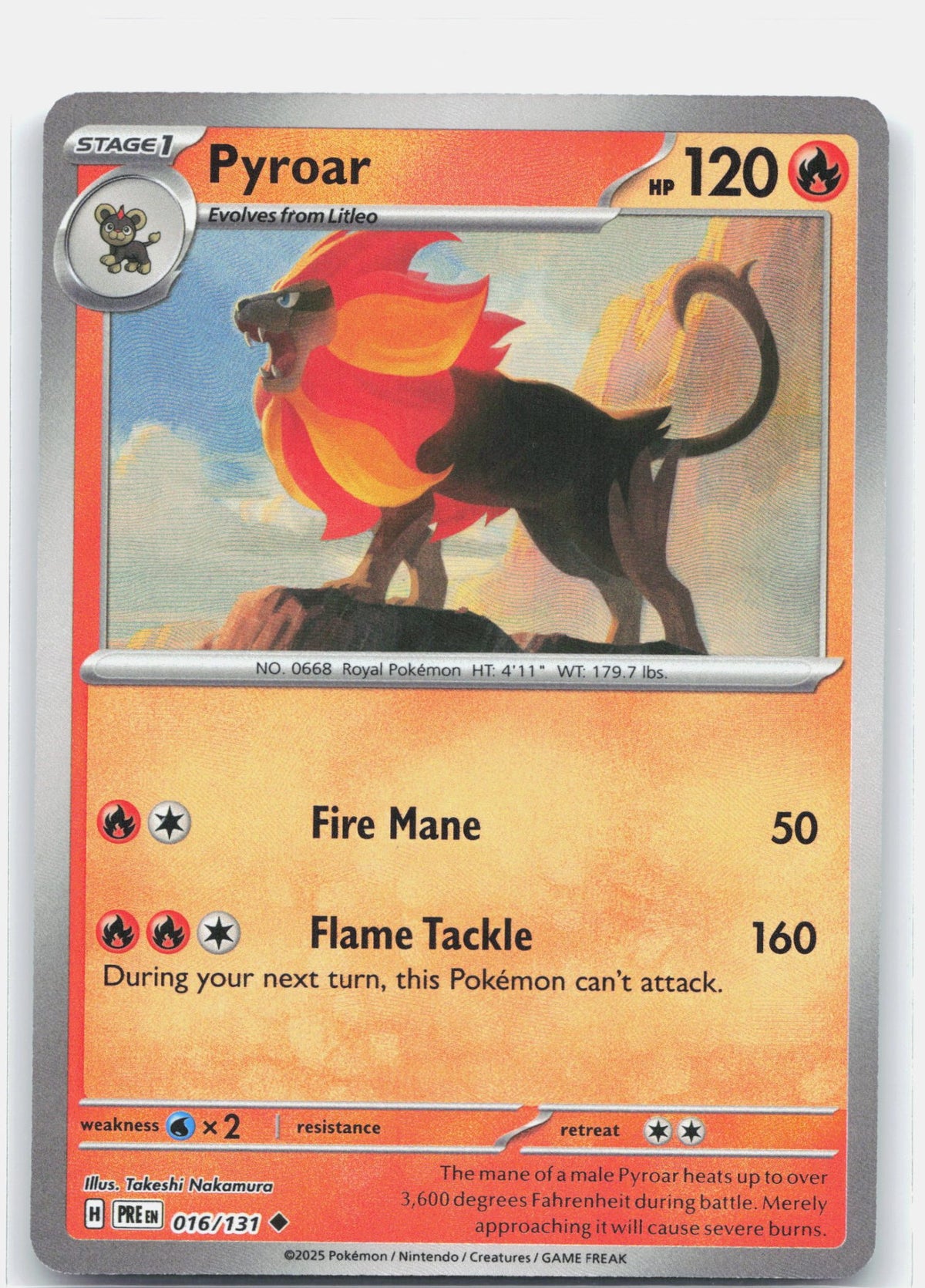 Pyroar (Poke Ball Pattern)