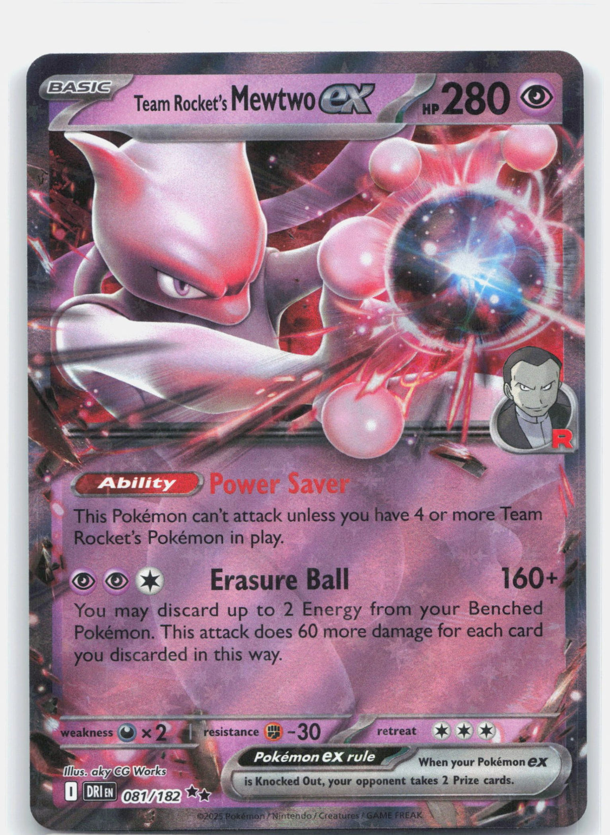 Team Rocket's Mewtwo ex - 081/182