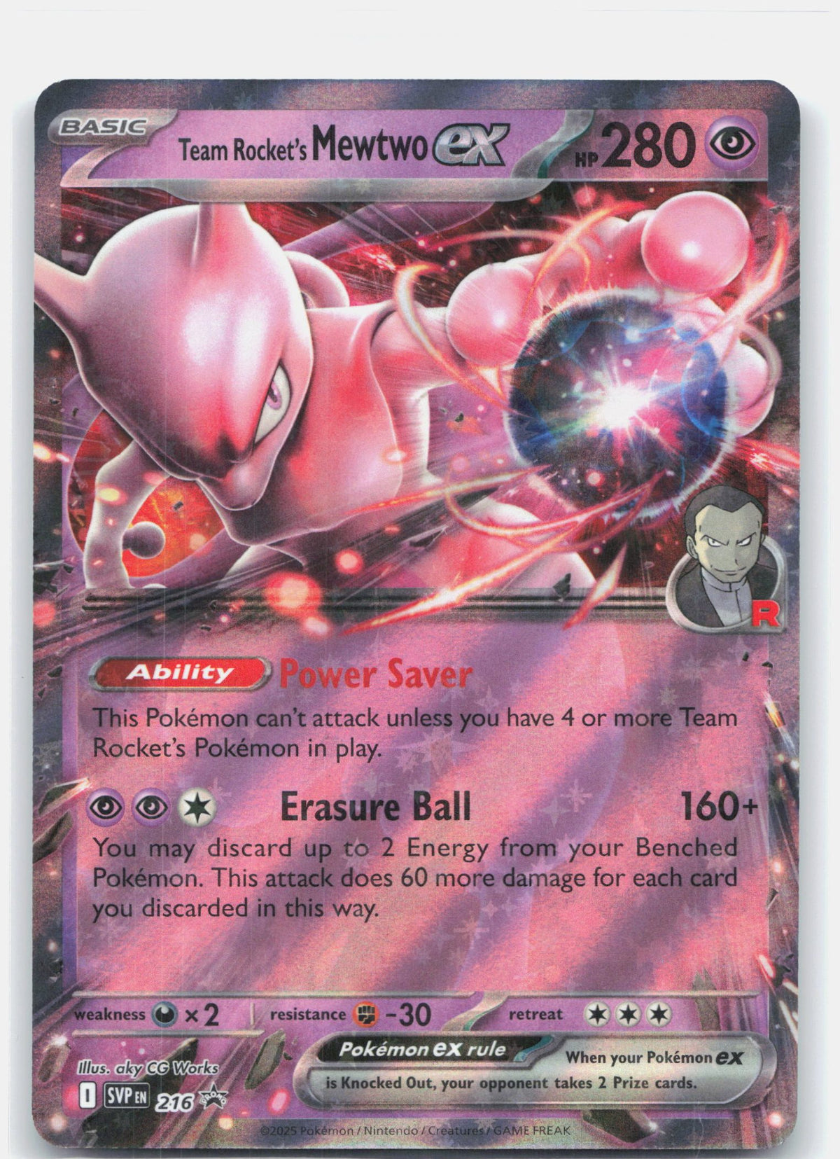 Team Rocket's Mewtwo ex - 216