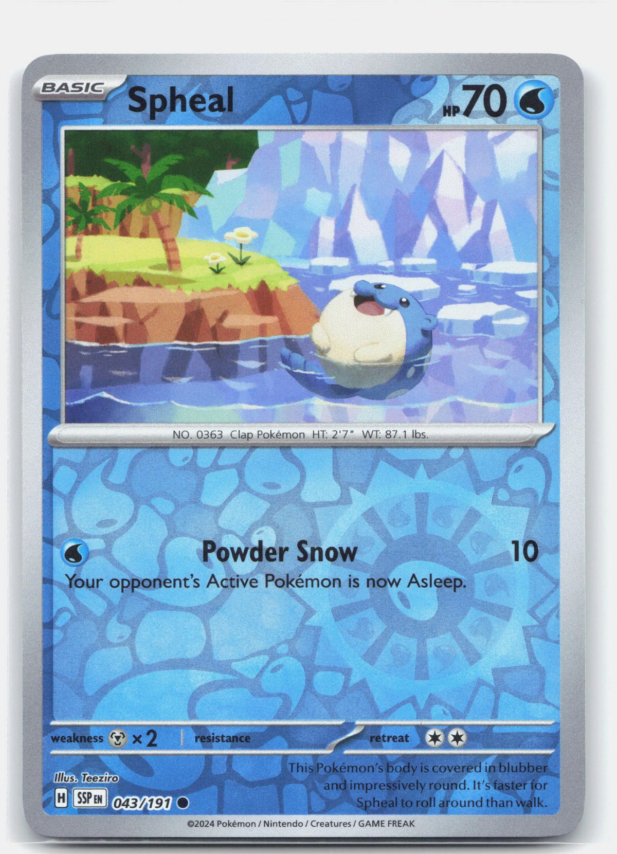 Spheal - 043/191 | Near Mint