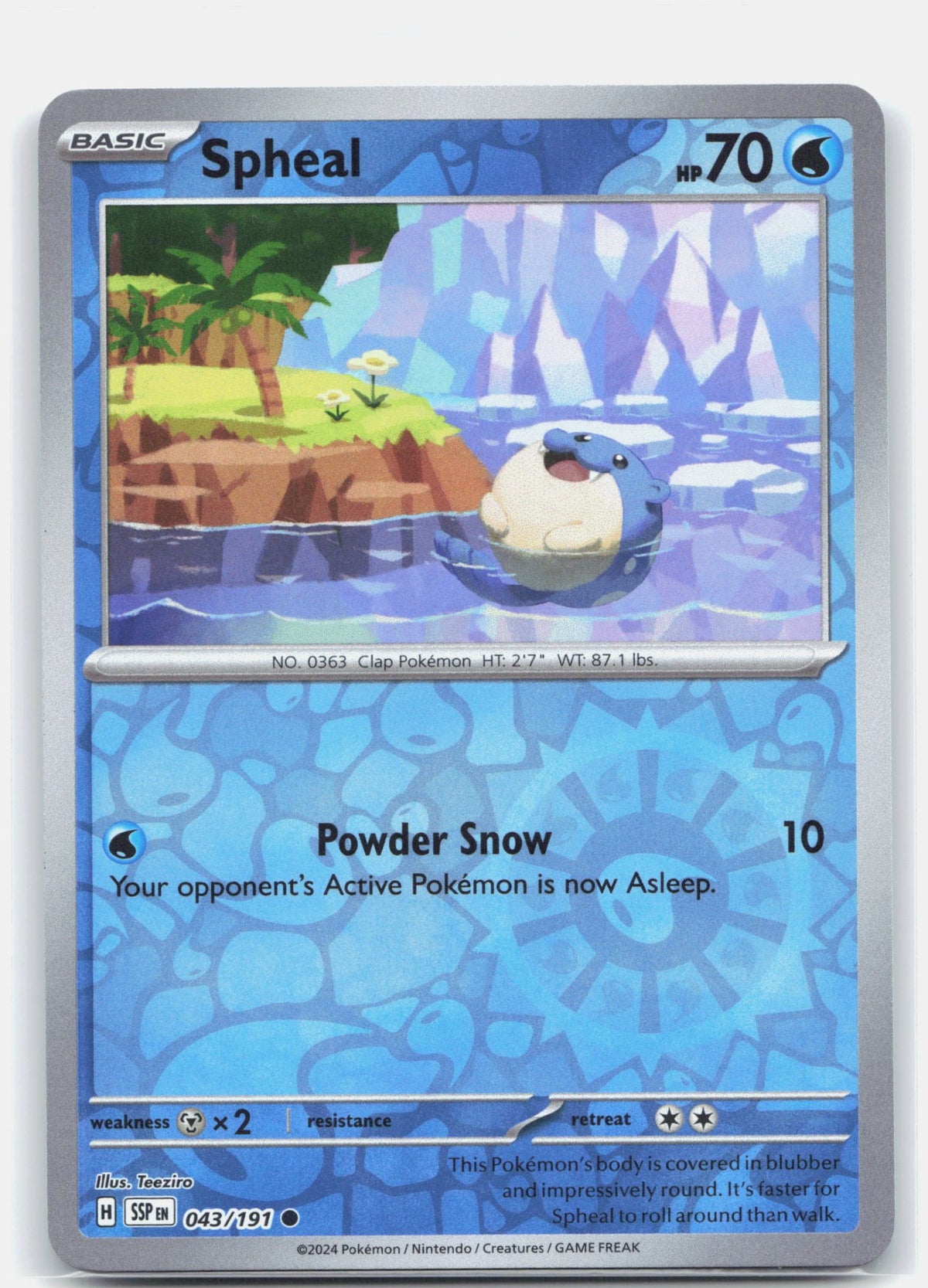Spheal - 043/191 | Near Mint