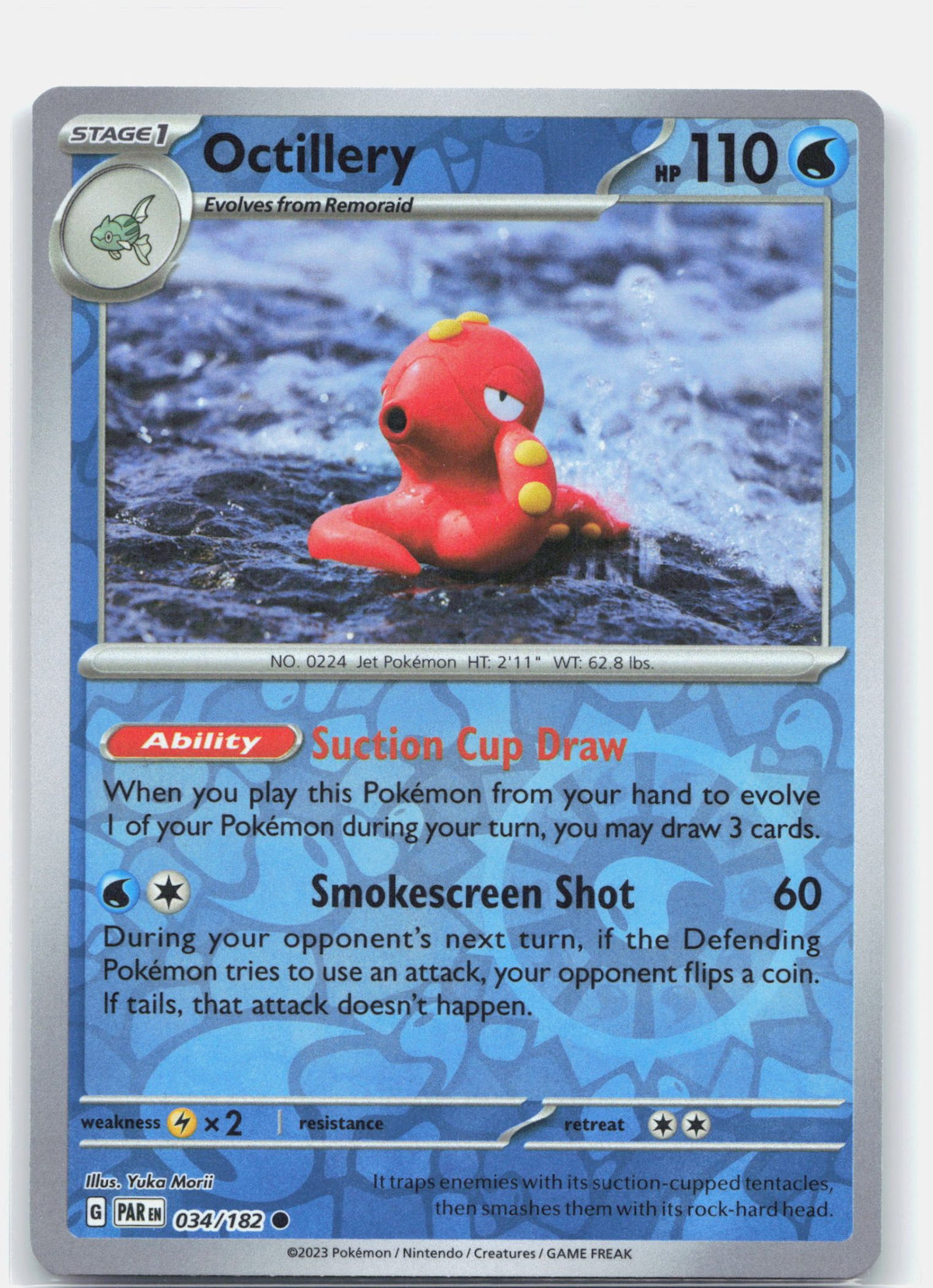 Octillery 034 (Reverse Holofoil) - SV04: Paradox Rift