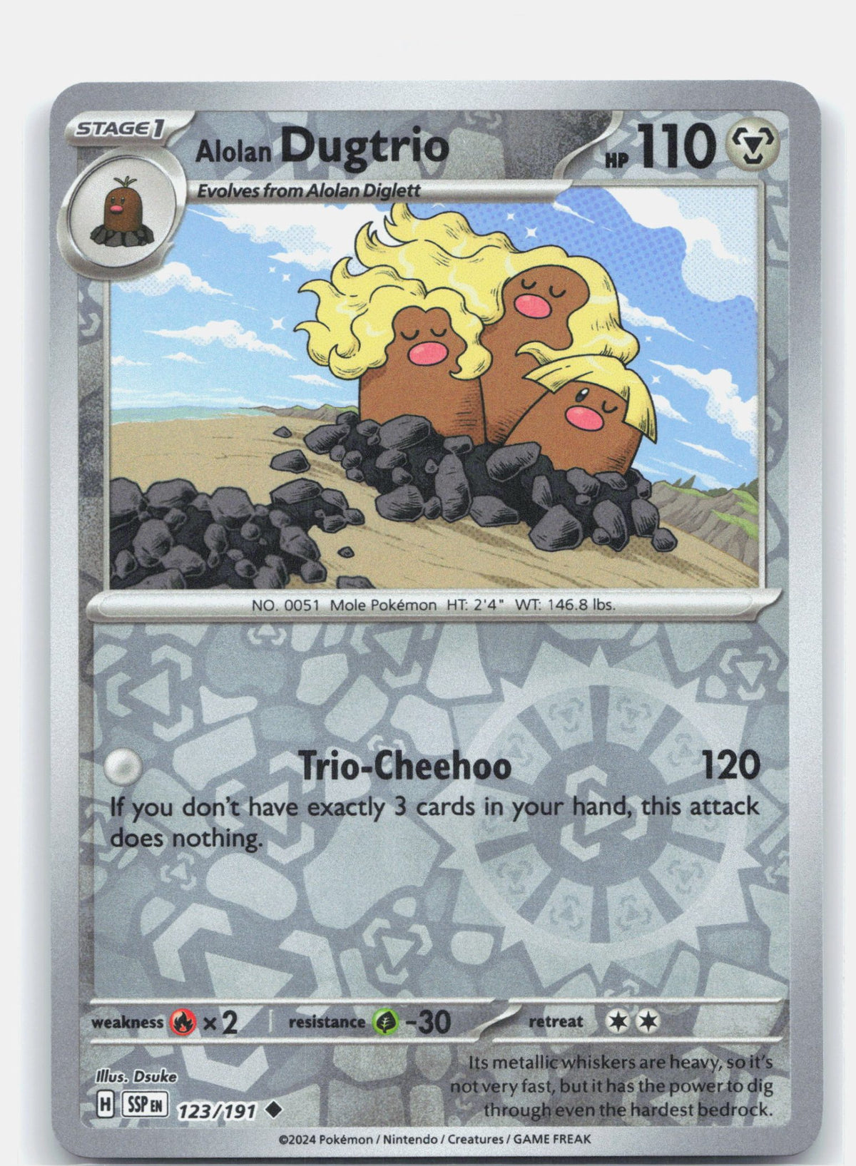Alolan Dugtrio - 123/191