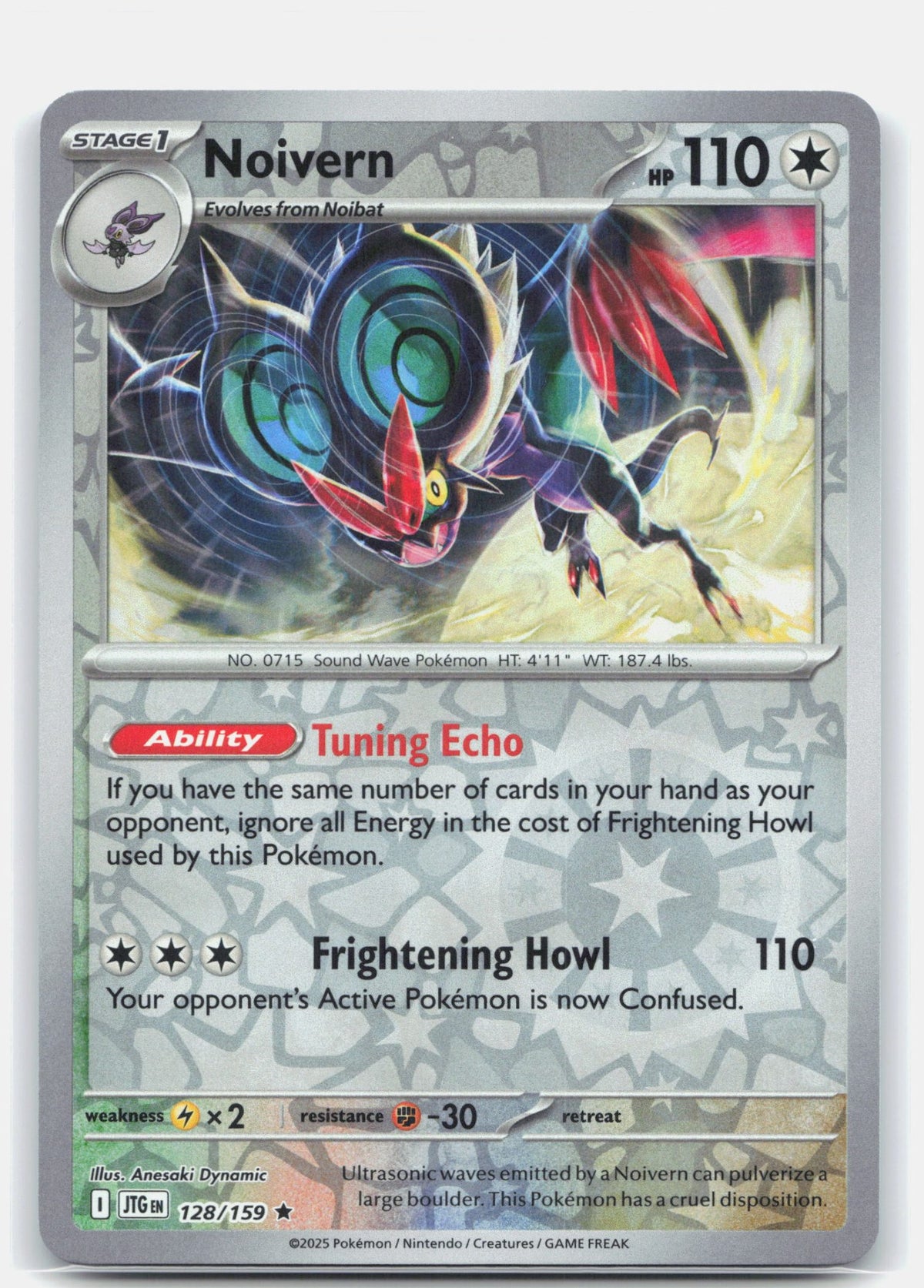 Noivern 128 (Reverse Holofoil) - SV09: Journey Together