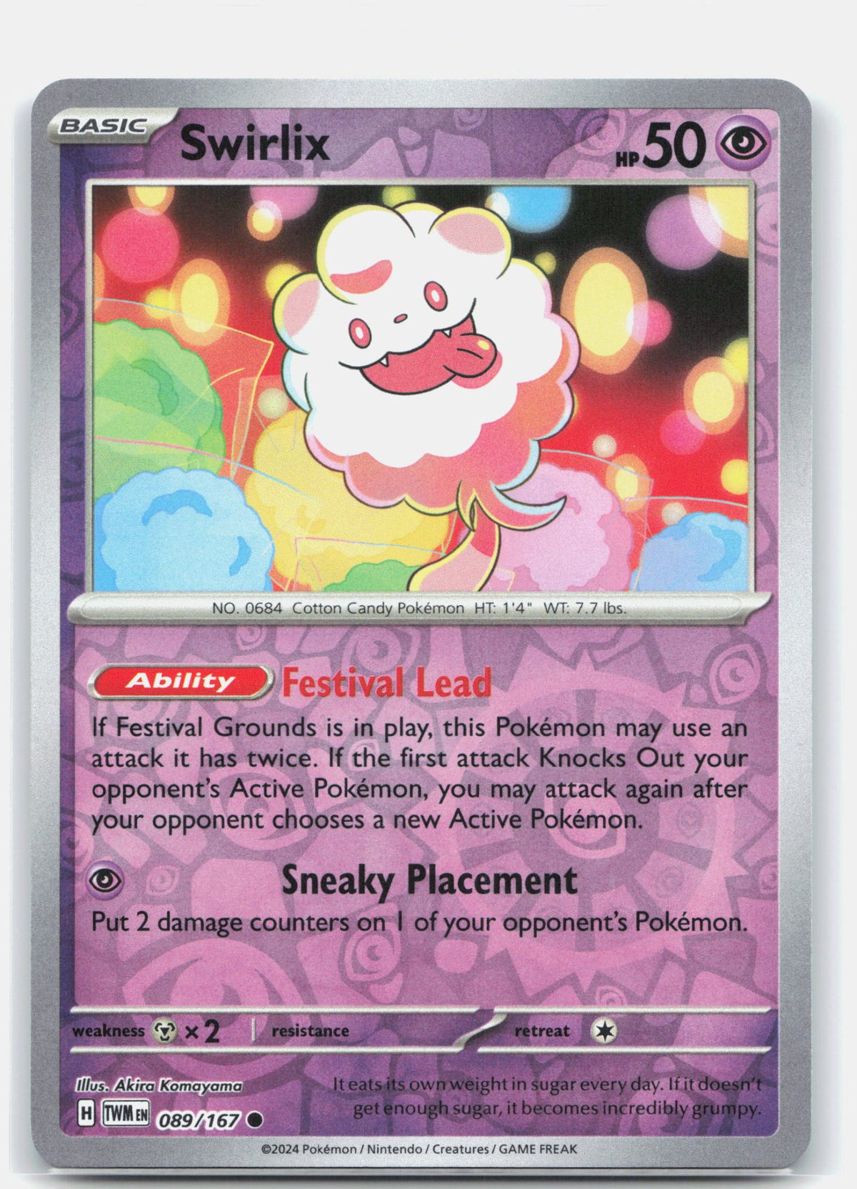 Swirlix 089 (Reverse Holofoil) - SV06: Twilight Masquerade