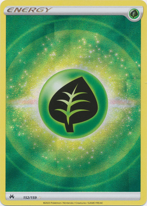 Grass Energy 152/159 (Texture Full Art) - Crown Zenith Pokesingles