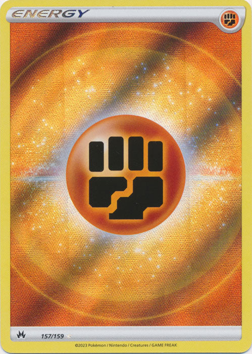 Fighting Energy 157/159 (Texture Full Art) - Crown Zenith Pokesingles