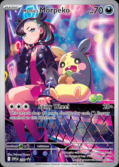 Marnie's Morpeko SVP Promo 194 Pokesingles