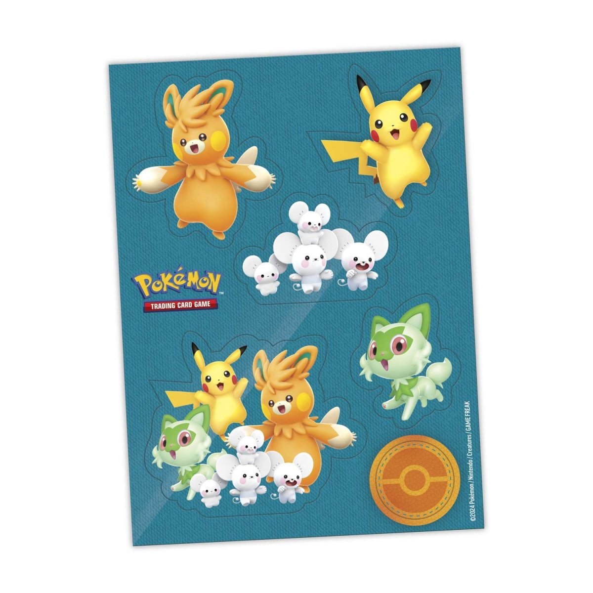 Klistremerkeark Paldea Pokesingles