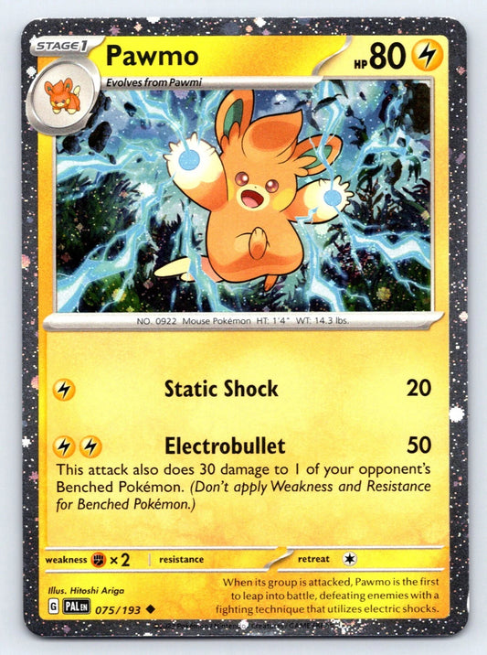 Pawmo Cosmos Holo 075 - Paldea Evolved Pokesingles