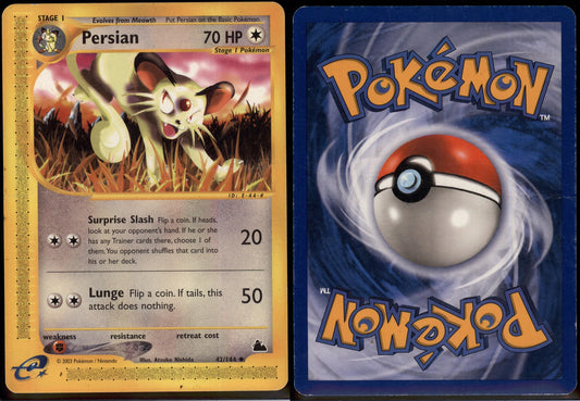 Persian 42/144 - Skyridge (SE BILDE FOR TILSTAND) Pokesingles